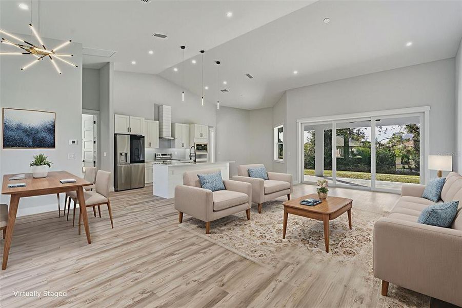 Furnished interior view inside a new home in , Rotonda West (Image 5).