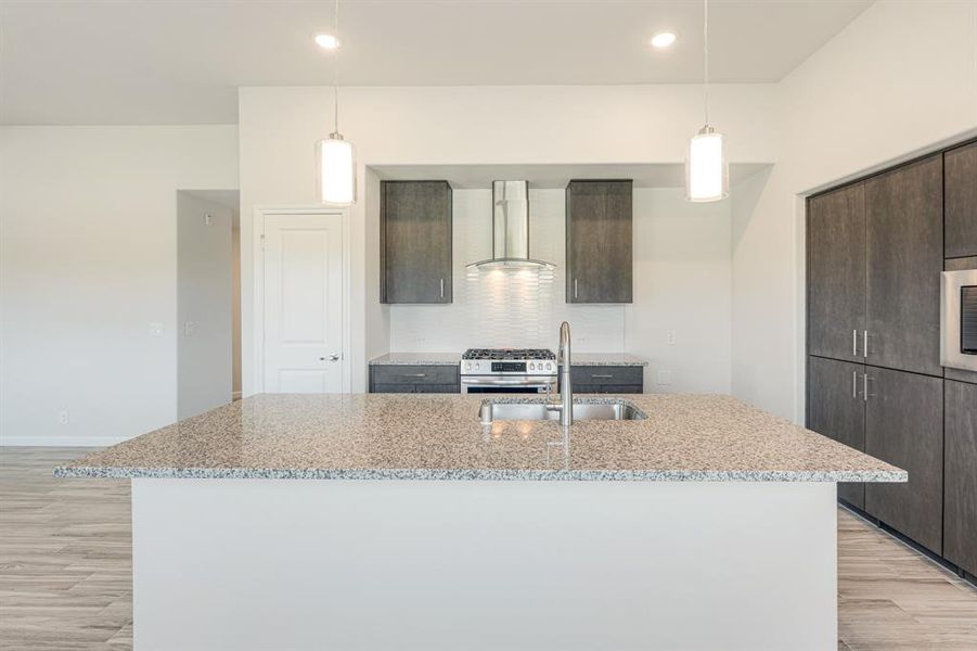 Furnished interior view inside a new home in Bear Creek Elements, Lavon (Image 19).