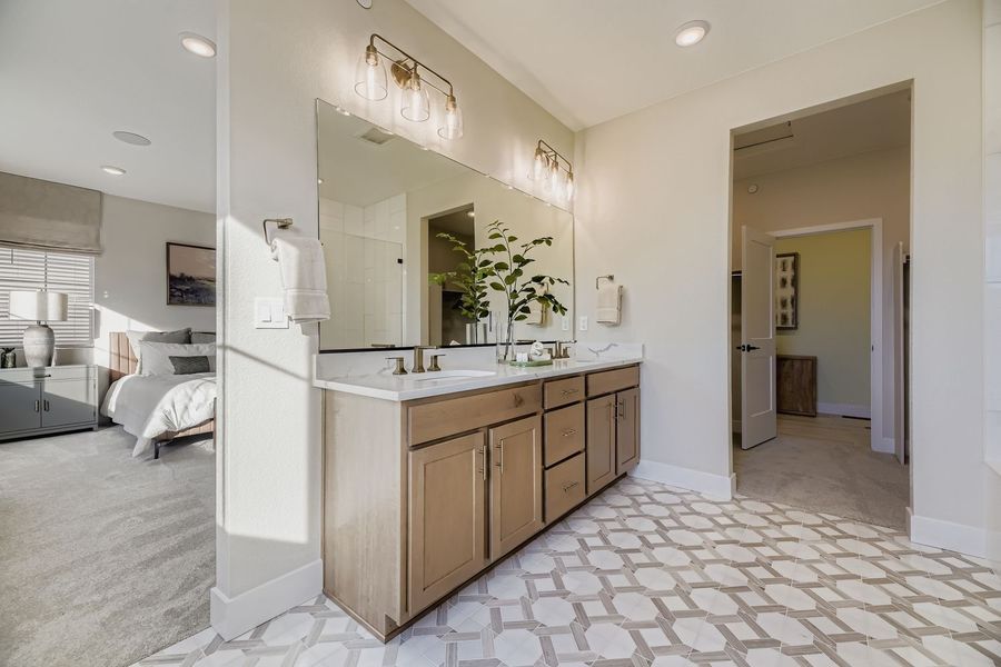 Representative furnished interior of a home built from the Spark Two by Brookfield Residential in Uplands, Westminster (Image 10).