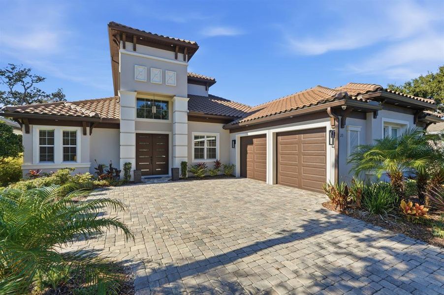 Front exterior of a new home in , Palm Coast, FL, highlighting curb appeal (Image 25).