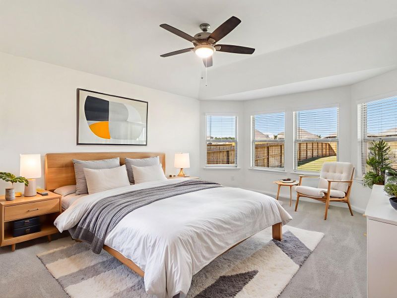 Furnished interior view inside a new home in Sagebrooke - Classic Series, San Antonio (Image 5).