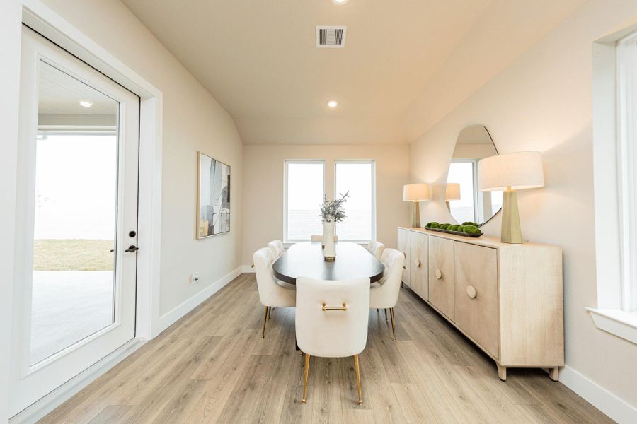 Furnished interior view inside a new home in Amira: Hilltop Collection, Tomball (Image 10).