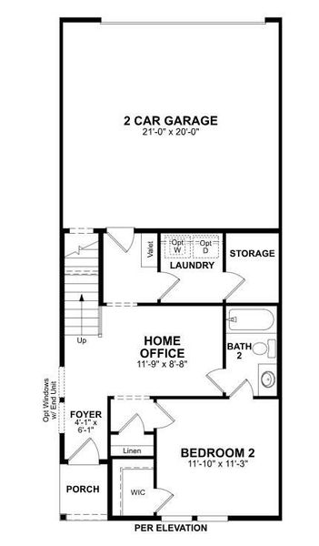 Beazer Homes Plano Gateway Seacrest Floorplan.