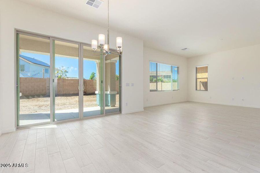 Great Room w/Multi-Slide Patio Door