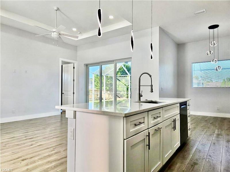 Furnished interior view inside a new home in , Cape Coral (Image 6).