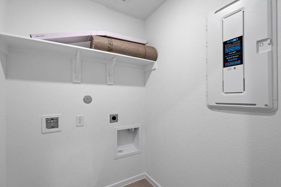 Furnished interior view inside a new home in Mavera, Conroe (Image 11).