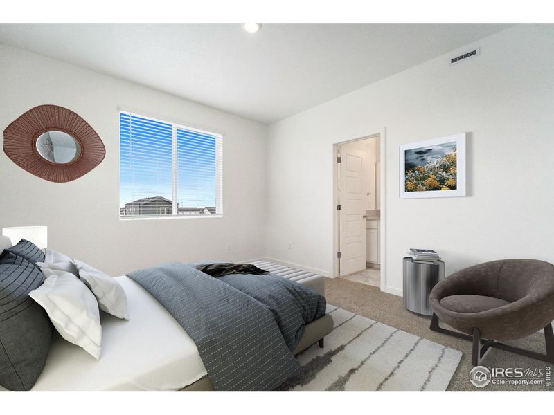 Furnished interior view inside a new home in Liberty Draw, Evans (Image 7).