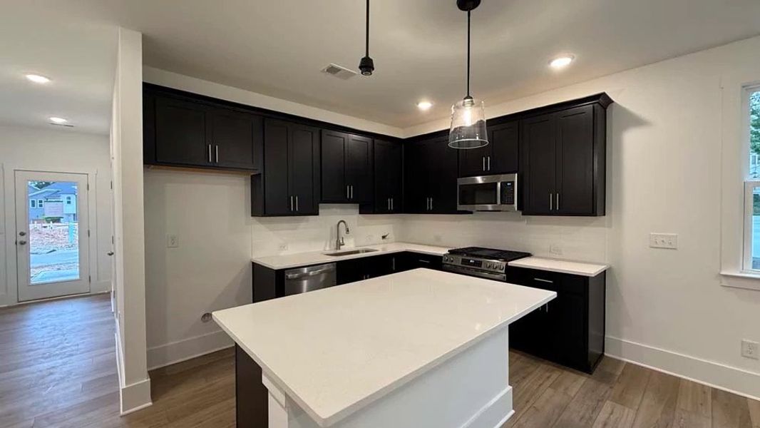 Kitchen featuring Industrial Collection Finishes