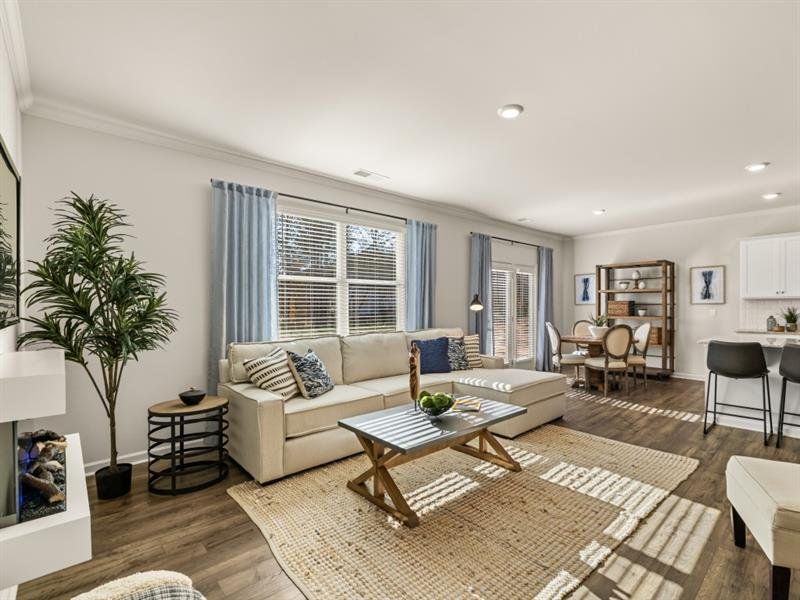 Furnished interior view inside a new home in Thompson Ridge, Dallas (Image 31).