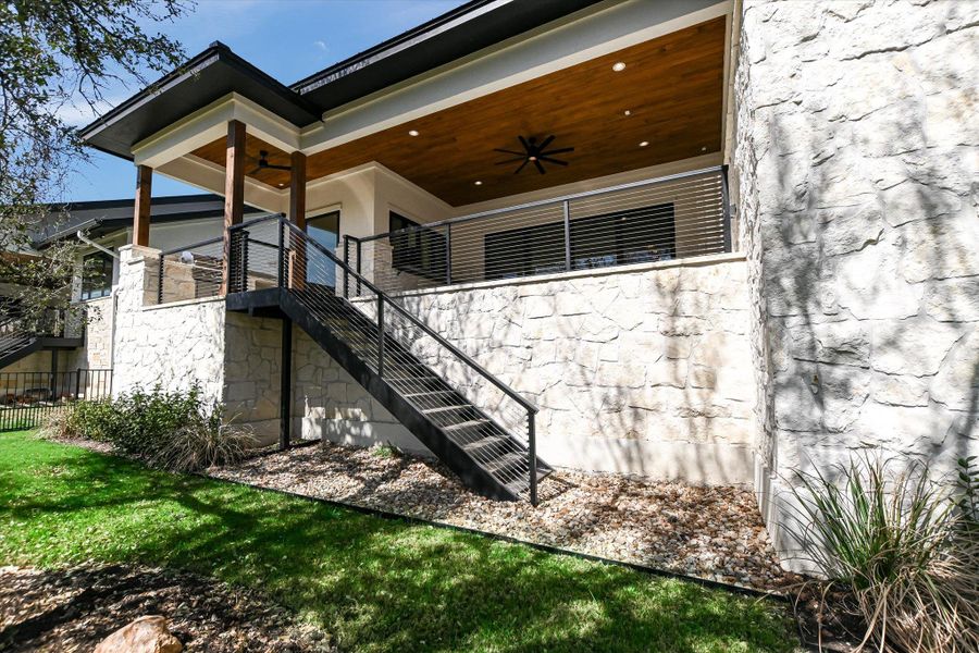 Exterior details and patio area of a home in , Horseshoe Bay (Image 27).