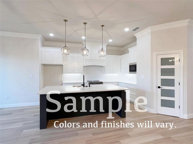 Furnished interior view inside a new home in , Abilene (Image 8).