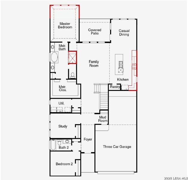 2D floor plan layout of this home in Nopal Valley, San Antonio, TX (Image 2). 2D floor plan layout of this home in Nopal Valley, San Antonio, TX (Image 2).