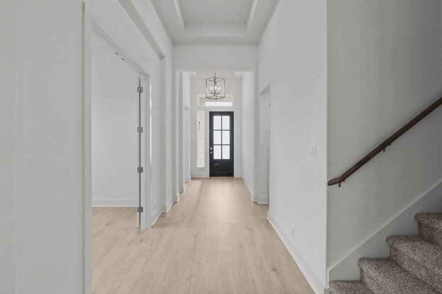 Representative unfurnished interior of a home built from the Brisbane by Chesmar Homes in Mesa Western, Cibolo (Image 7). Representative unfurnished interior of a home built from the Brisbane by Chesmar Homes in Mesa Western, Cibolo (Image 7).
