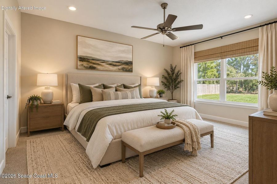 Furnished interior view inside a new home in St. John's Preserve, Palm Bay (Image 8).