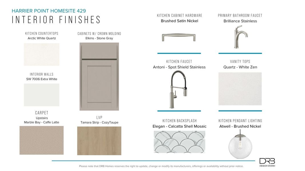 Furnished interior view inside a new home in Harrier Point, Woodruff (Image 22).