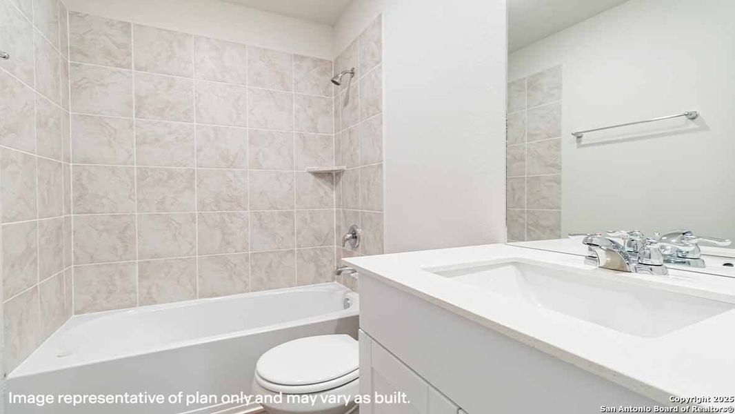 Furnished interior view inside a new home in Redbird Ranch, San Antonio (Image 8).