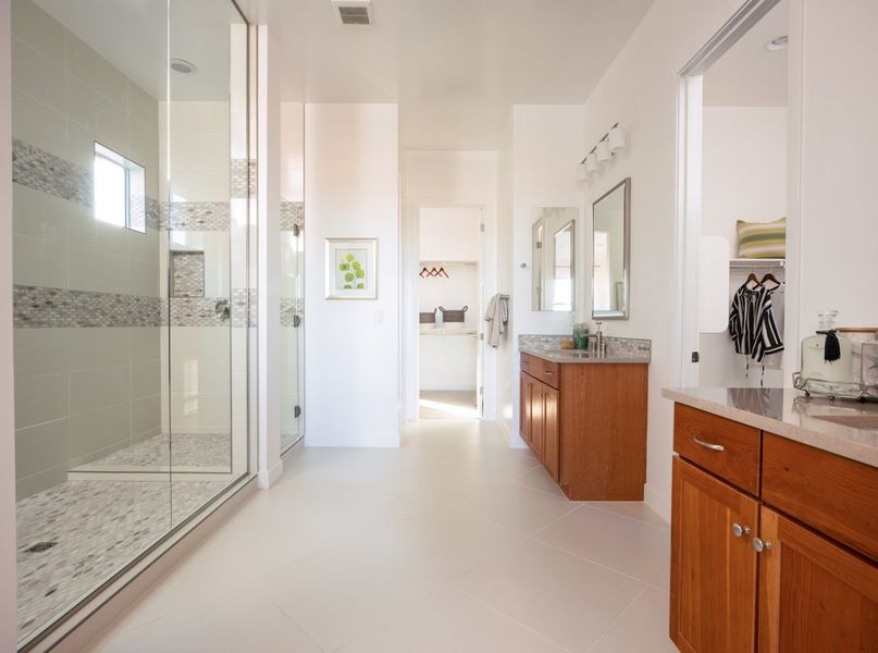 Furnished interior view inside a new home in Elegance at Eastmark, Mesa (Image 31).