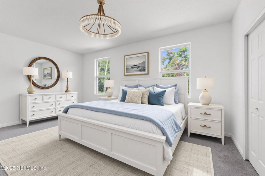 Furnished interior view inside a new home in , Jacksonville (Image 5).