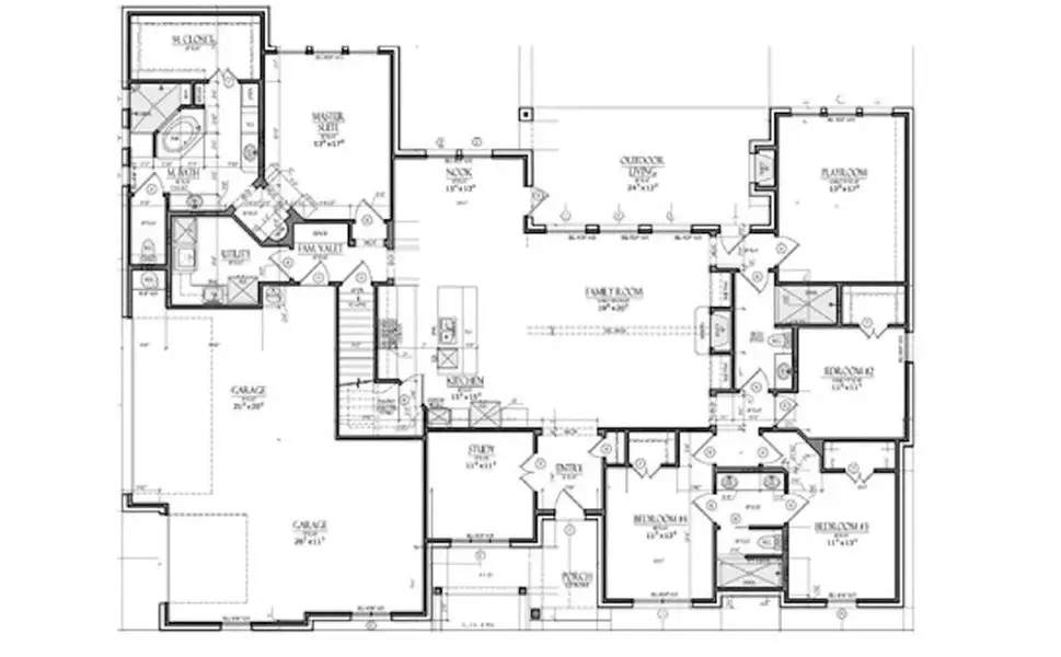 2D floor plan layout of this home in , Decatur, TX (Image 4).