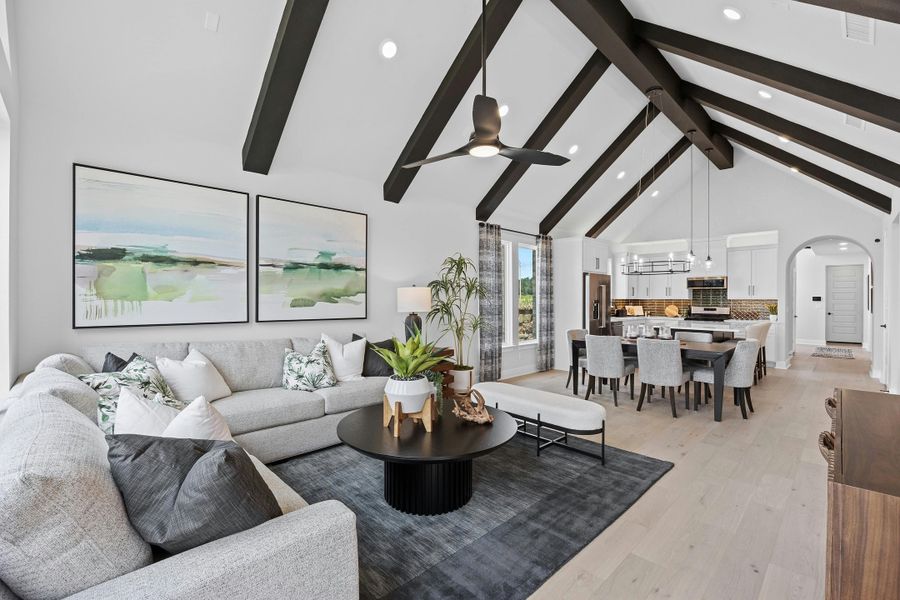 Furnished interior view inside a new home in Candela South, Richmond (Image 8).