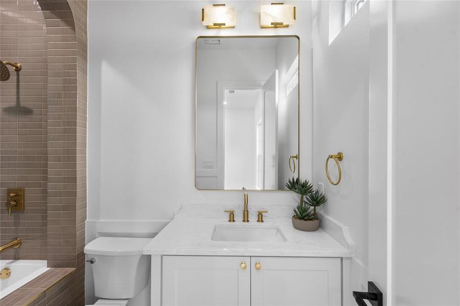 Furnished interior view inside a new home in , Cresson (Image 30).