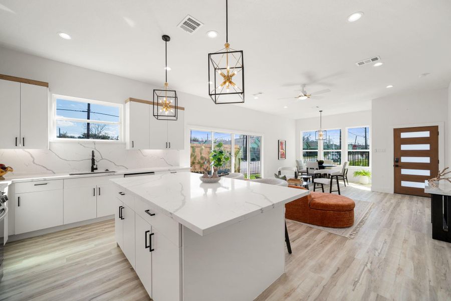 Furnished interior view inside a new home in , Houston (Image 6).