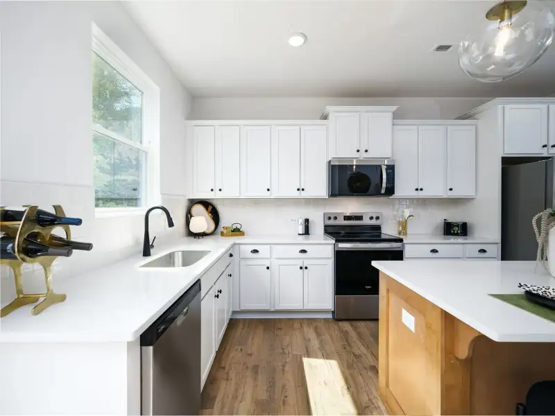 Furnished interior view inside a new home in Dukes Ridge, Charlotte (Image 6).