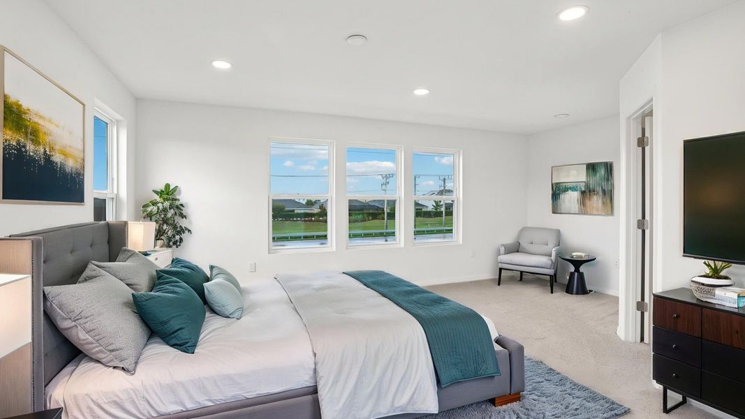 Furnished interior view inside a new home in Twin Oaks, Zephyrhills (Image 21).