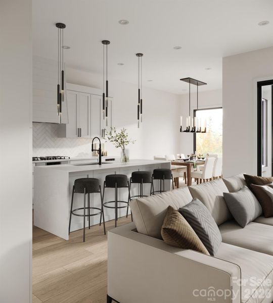 Furnished interior view inside a new home in , Arden (Image 8).