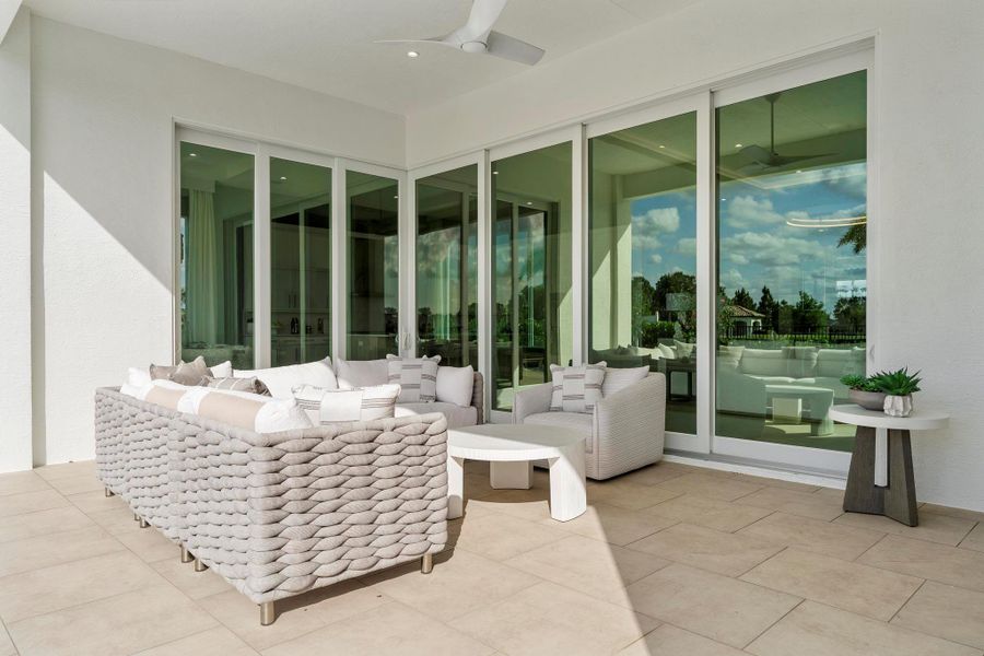 Furnished interior view inside a new home in , Port St. Lucie (Image 42).