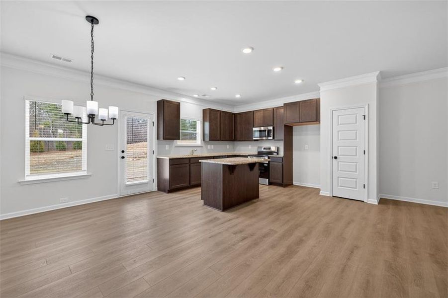 Furnished interior view inside a new home in Fuller Station, Loganville (Image 6).
