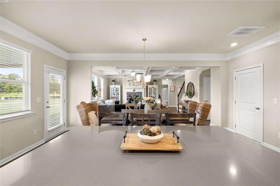 Furnished interior view inside a new home in Kingsmere Estates, Loganville (Image 5).