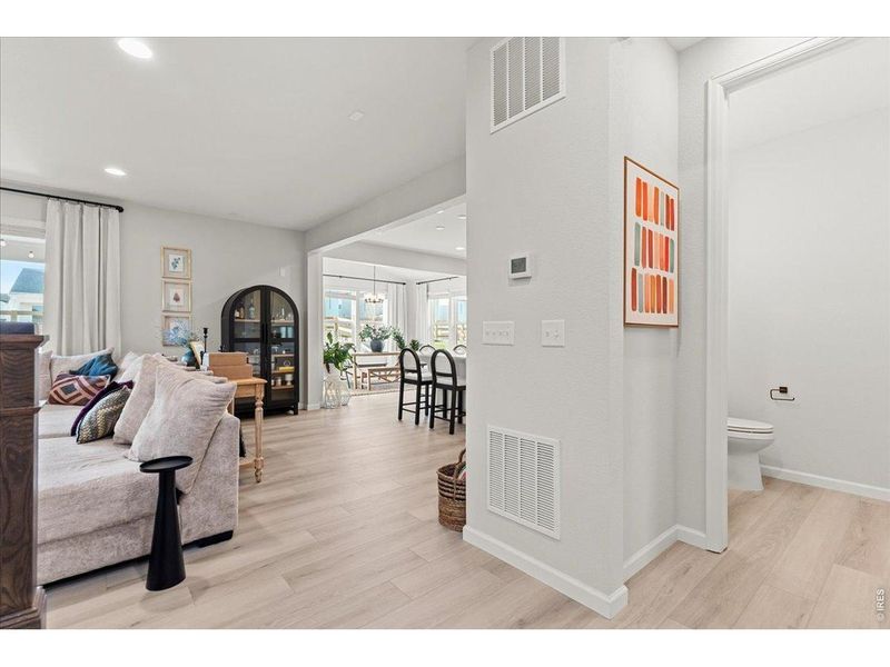 Furnished interior view inside a new home in Prairie Song, Windsor (Image 12).