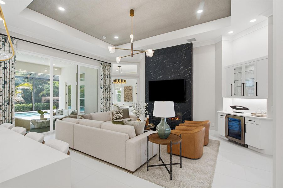 Spacious, unfurnished interior of a new home in The Strand, Vero Beach (Image 35).