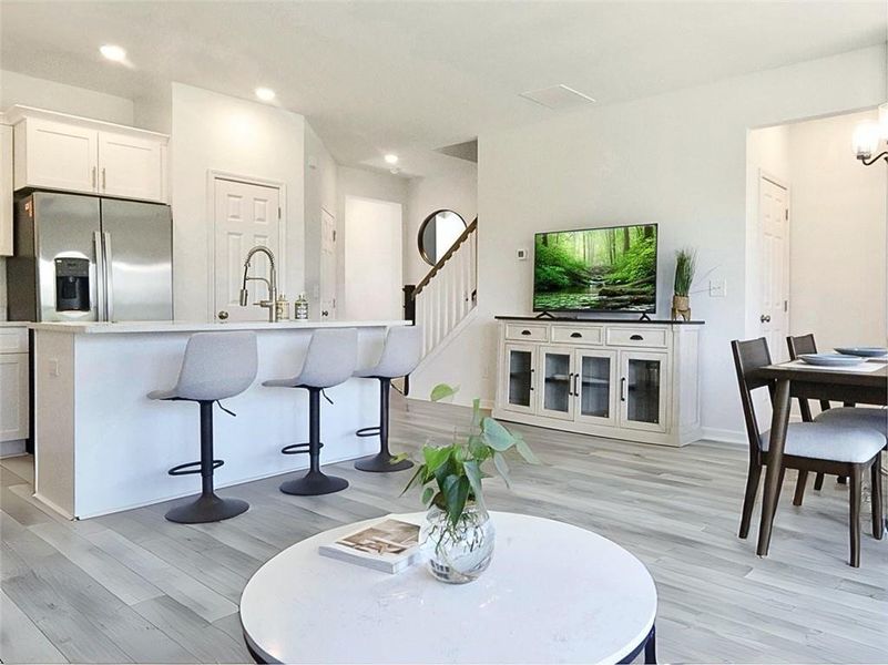 Furnished interior view inside a new home in , Fairmount (Image 8). Furnished interior view inside a new home in , Fairmount (Image 8).