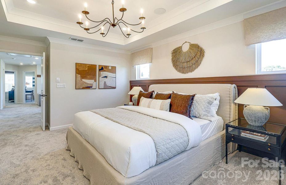 Furnished interior view inside a new home in Galloway Towns, Charlotte (Image 17).