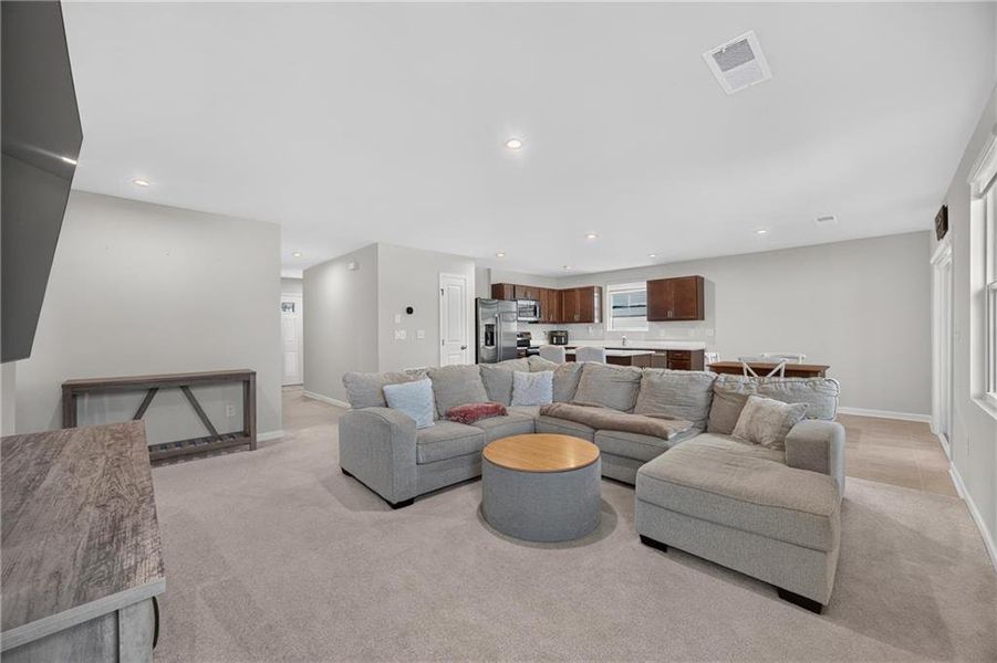 Furnished interior view inside a new home in Riverside at Calhoun, Calhoun (Image 16).