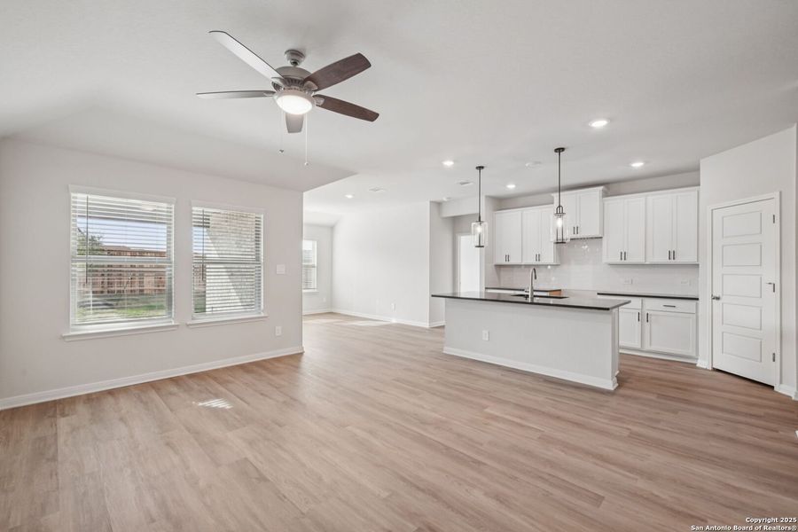 Spacious, unfurnished interior of a new home in Arcadia Ridge - Premier Series, San Antonio (Image 27). Spacious, unfurnished interior of a new home in Arcadia Ridge - Premier Series, San Antonio (Image 27).