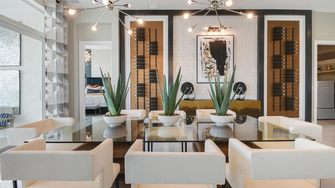 Furnished interior view inside a new home in Mosaic, Port St. Lucie (Image 24).