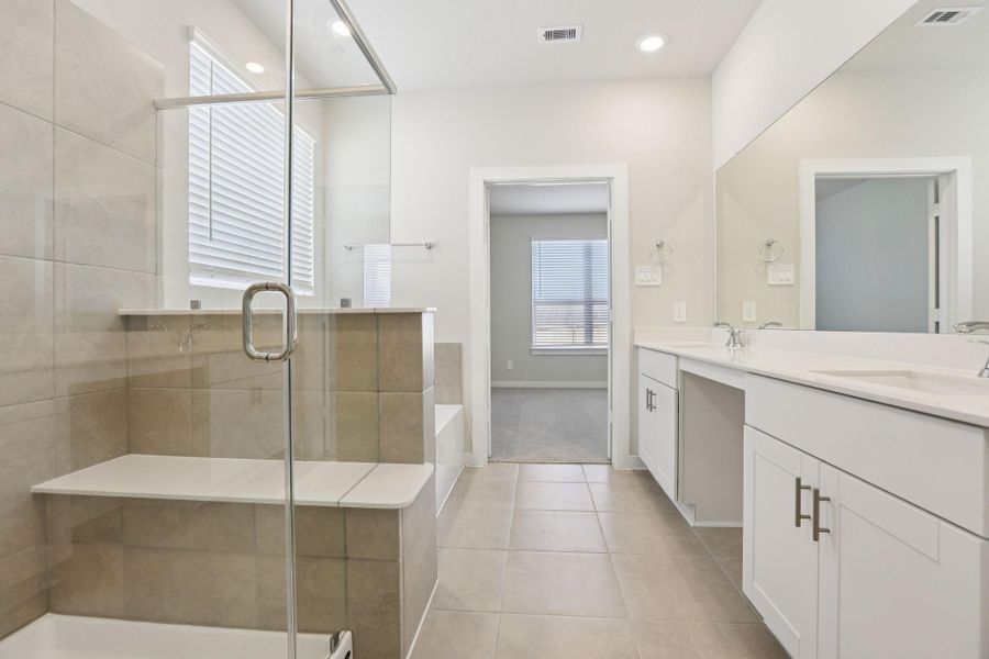 Photos are not of the actual home, but are photos of the builder home with same floorplan with similar interior finishes.