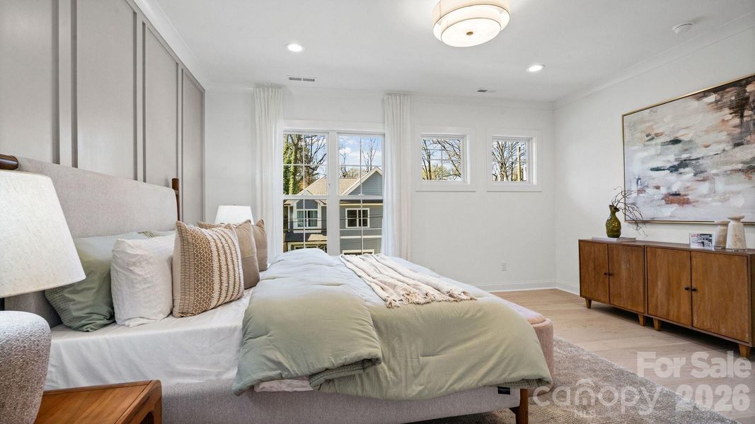 Furnished interior view inside a new home in , Charlotte (Image 36).