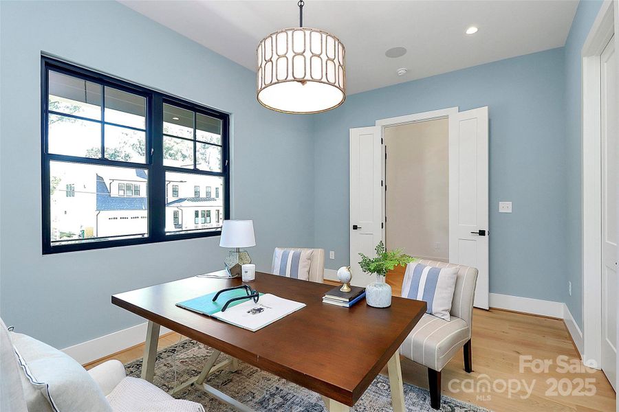 Furnished interior view inside a new home in , Charlotte (Image 34).