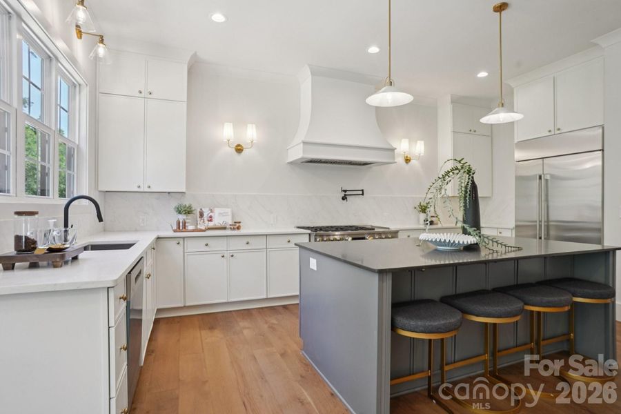 Furnished interior view inside a new home in , Huntersville (Image 8).