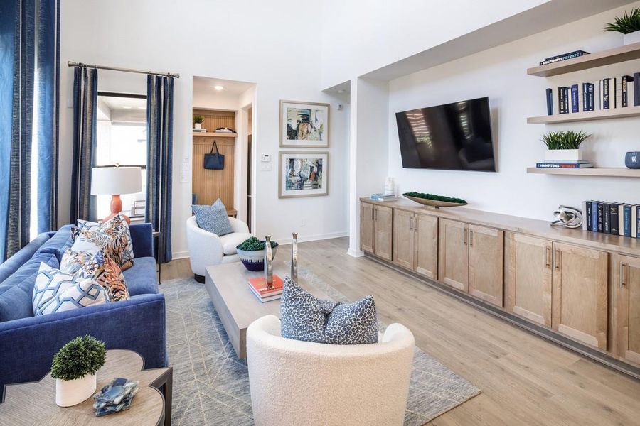 Furnished interior view inside a new home in Indigo, Richmond (Image 14).