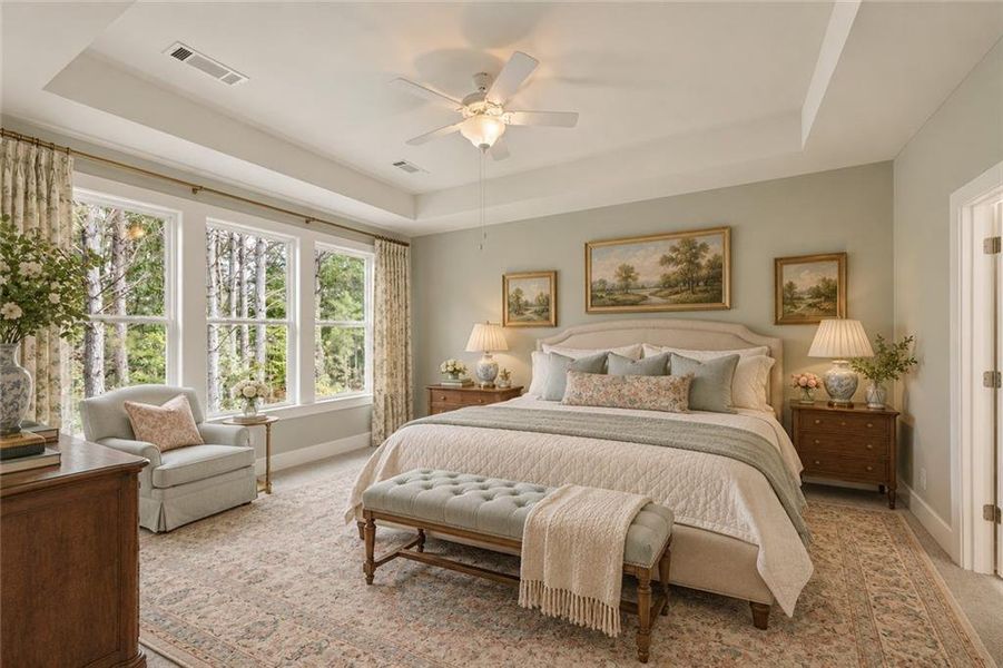 Furnished interior view inside a new home in Bay Creek Overlook, Loganville (Image 13).