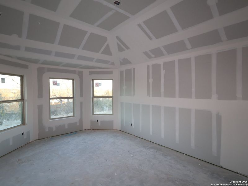 In-progress construction of a new home in Cinco Lakes, San Antonio, TX (Image 19).