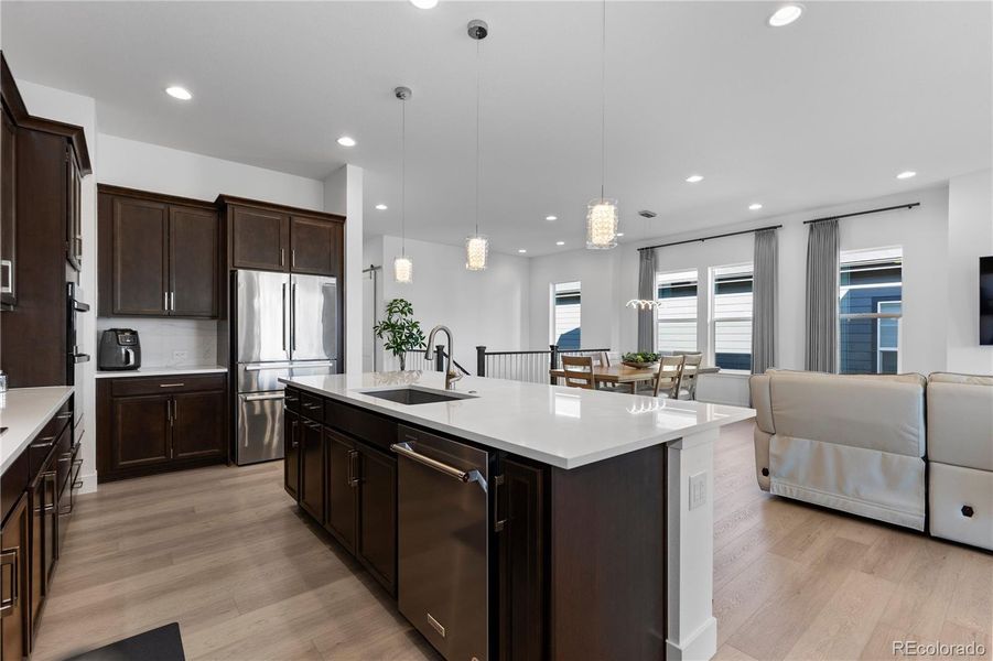 Furnished interior view inside a new home in , Castle Pines (Image 44). Furnished interior view inside a new home in , Castle Pines (Image 44).