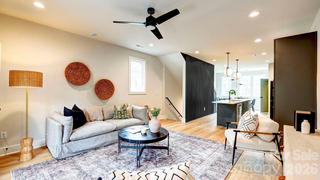 Furnished interior view inside a new home in , Charlotte (Image 22).