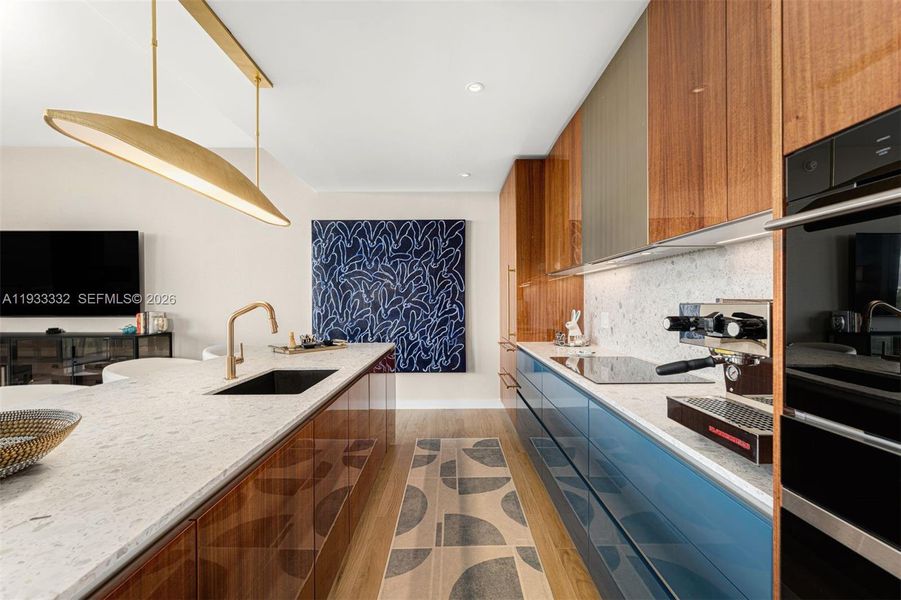 Furnished interior view inside a new home in , Miami (Image 10).