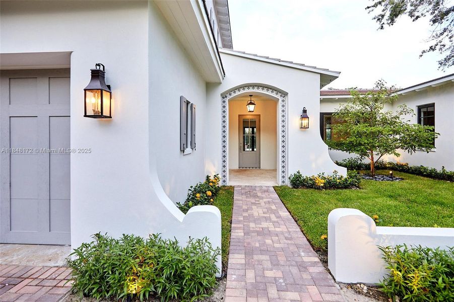 Front exterior of a new home in , Coral Gables, FL, highlighting curb appeal (Image 28).